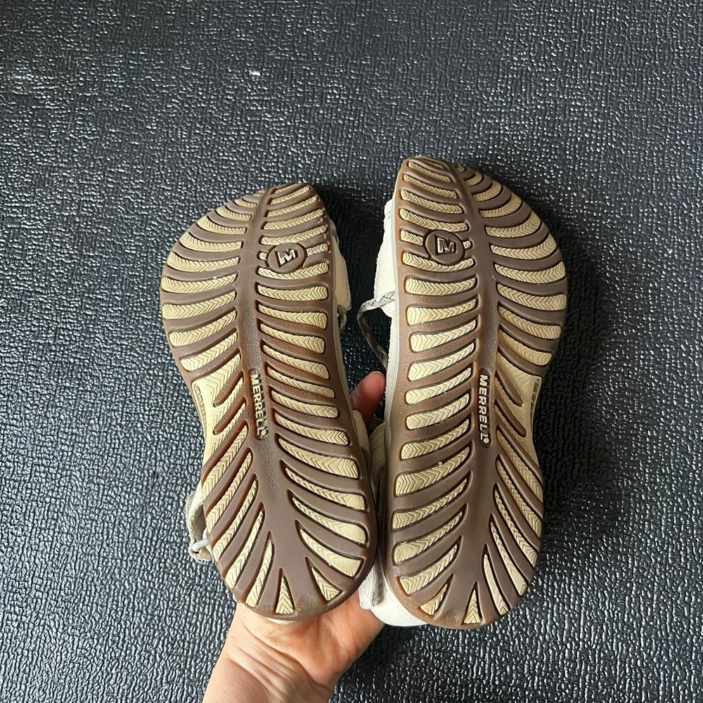 Merrell Violotta Women 8 Leather Athletic Sandals Sports Gorpcore Walking Trail - Picture 7 of 9